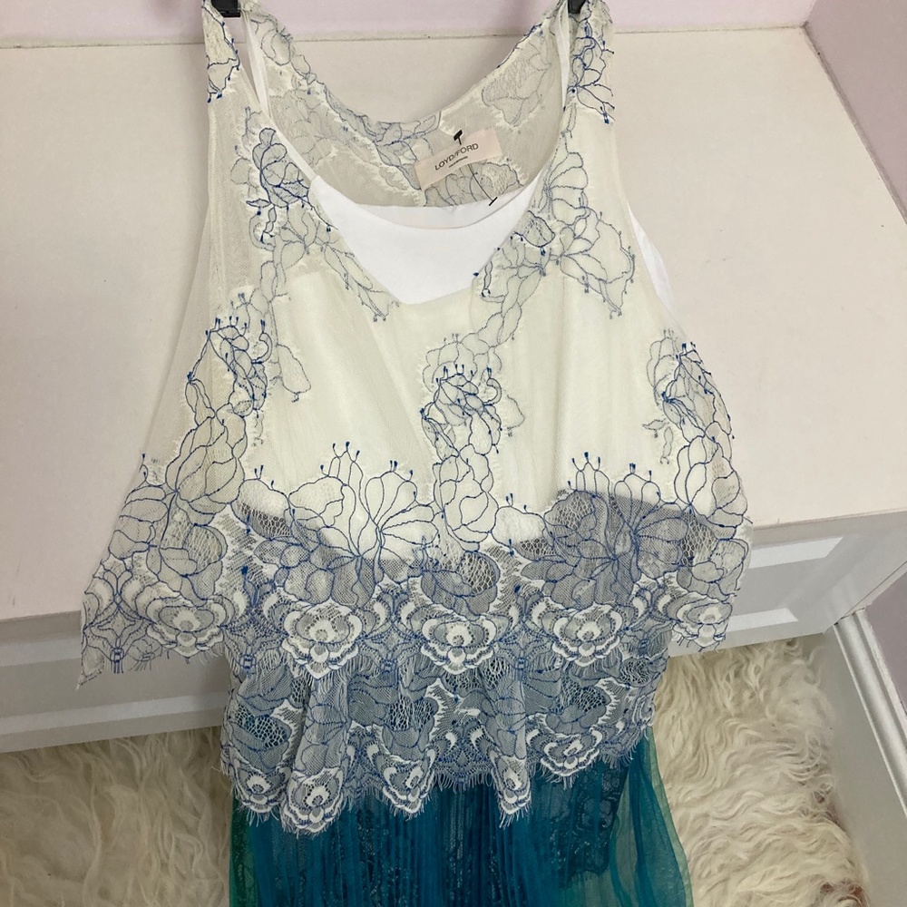 LOYD/FORD Lace Pattern Midi Length Dress - Picture 4 of 13